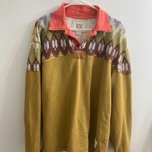 BDG Small Collared Long Sleeve Tee
